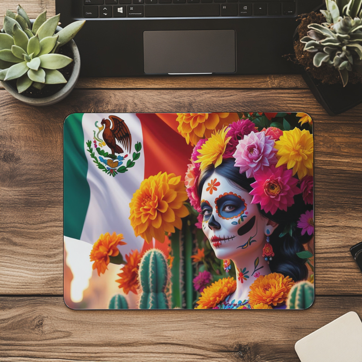Viva La Vida Mousepad — Día de los Muertos Celebration