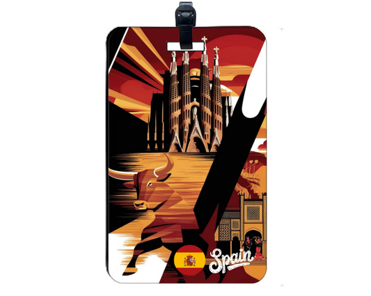 Spain Bound, Bold & Beautiful Smart Luggage Tag