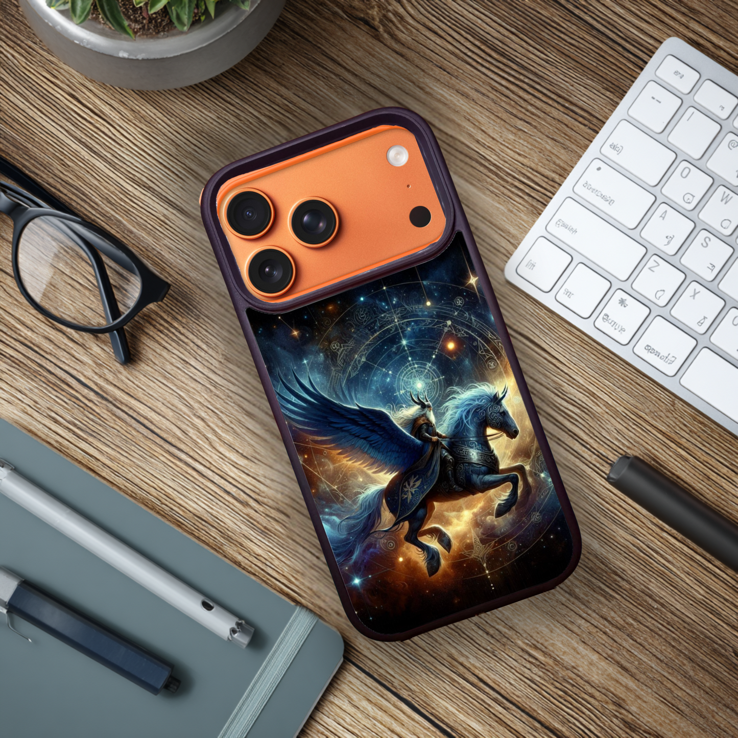 Pegasus Night Phone Cover - iPhone 17 Models Available