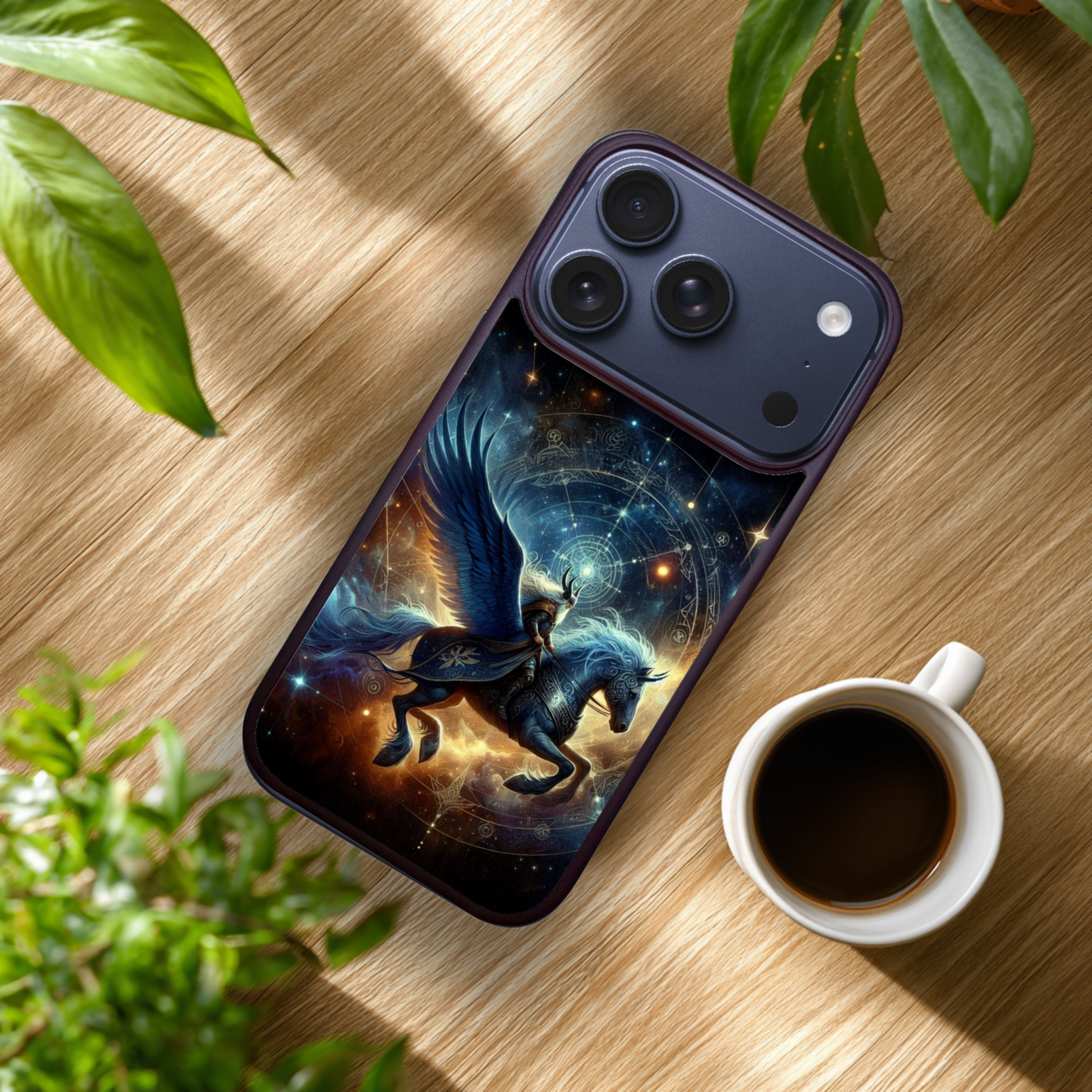 Pegasus Night Phone Cover - iPhone 17 Models Available