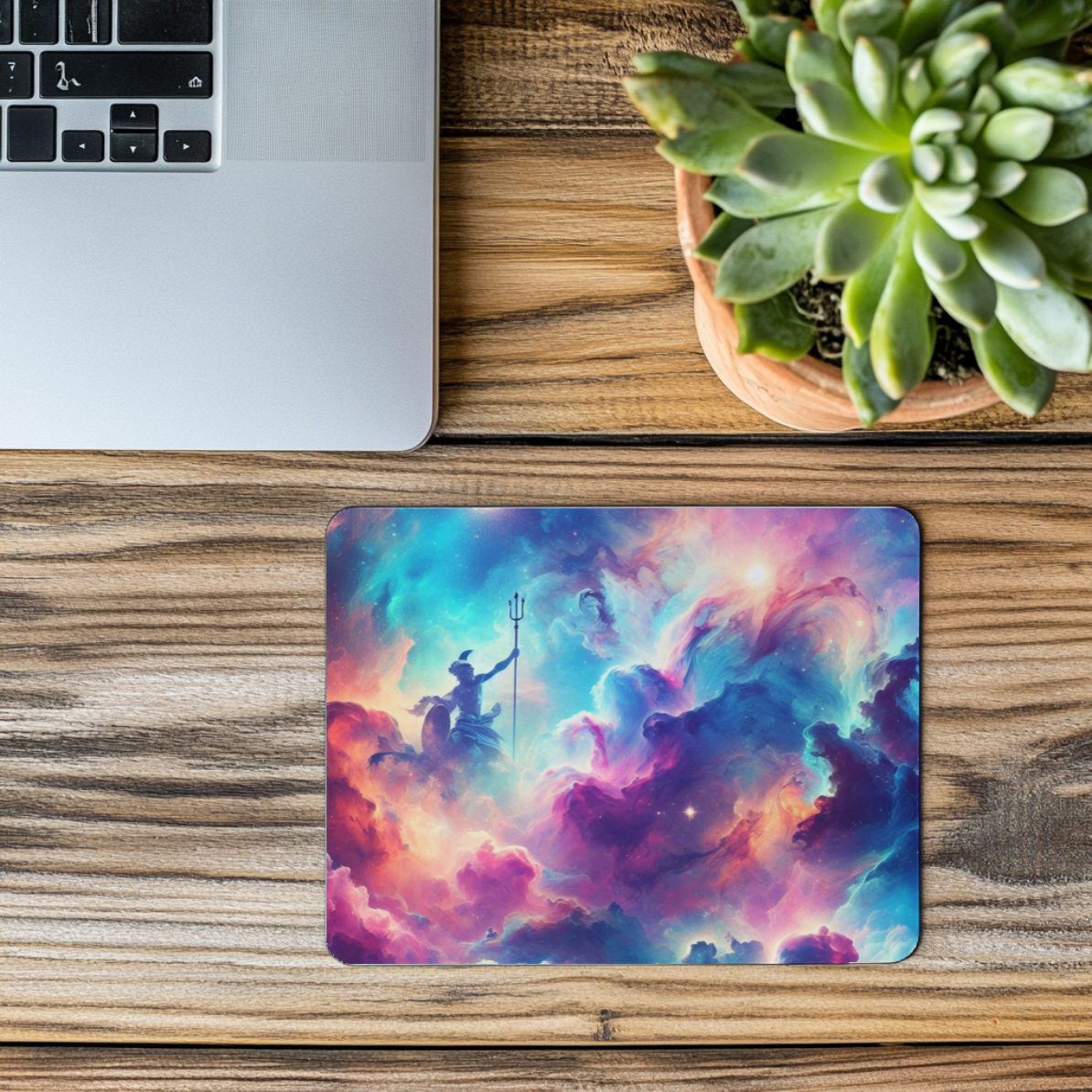 Cosmic Olympian Mousepad — Greek Gods in the Stars