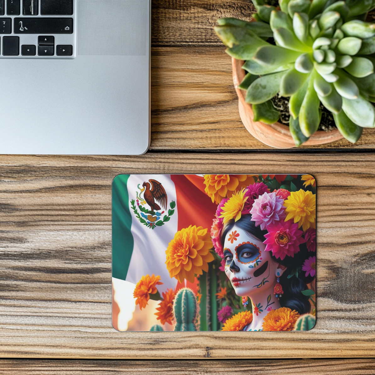 Viva La Vida Mousepad — Día de los Muertos Celebration