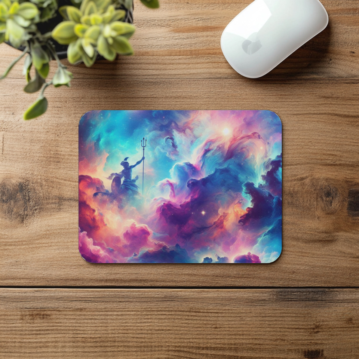 Cosmic Olympian Mousepad — Greek Gods in the Stars