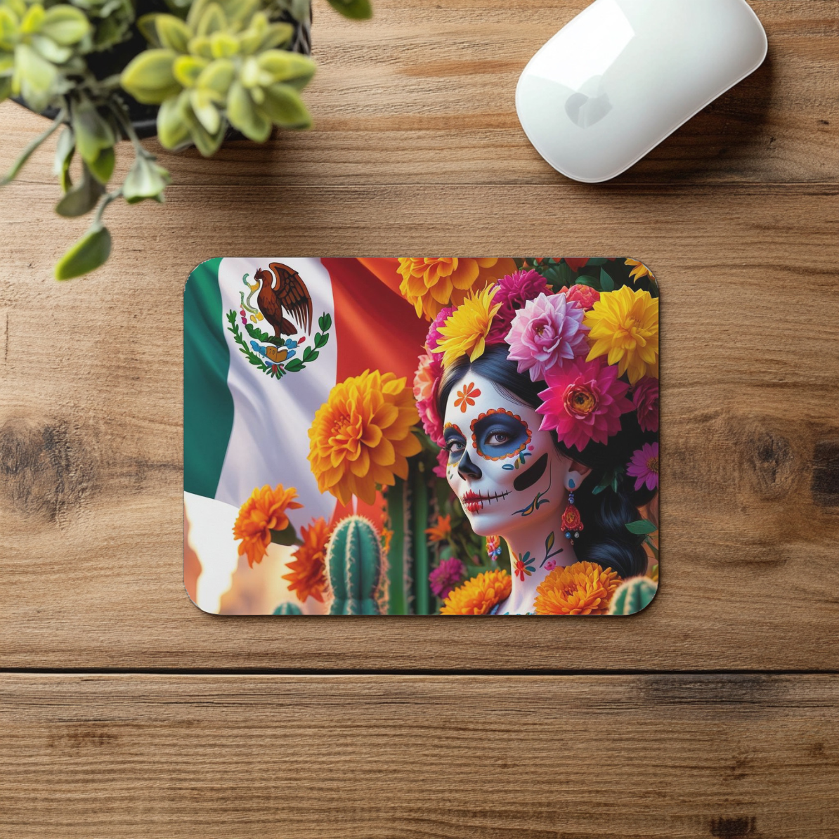 Viva La Vida Mousepad — Día de los Muertos Celebration
