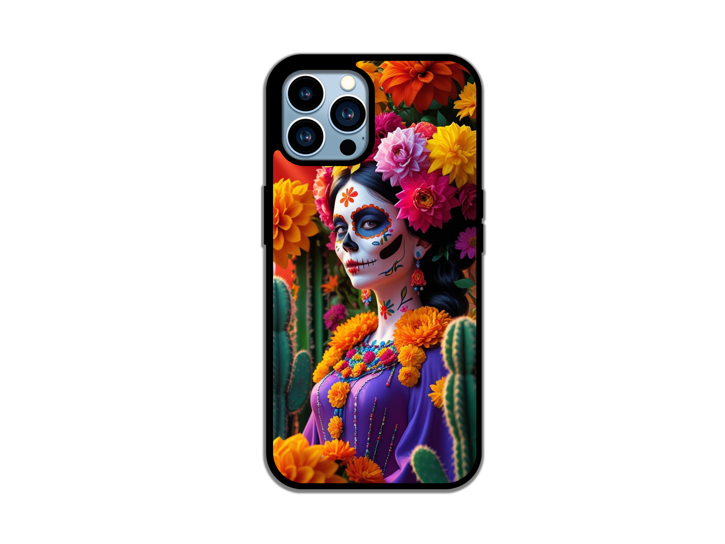 💀 Viva Mexico! – Day of the Dead Vibes Phone Case 🇲🇽🌼