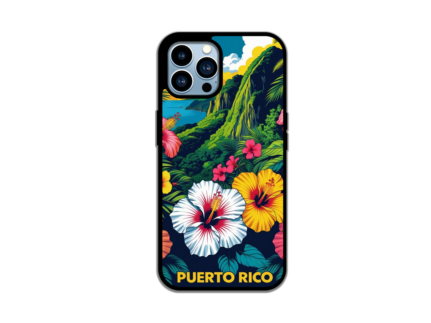 🌺 Viva Puerto Rico! – Tropical Vibes Phone Case 🇵🇷🌴