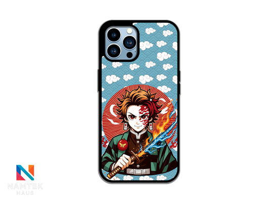 Tanjiro Inspired Phone Case