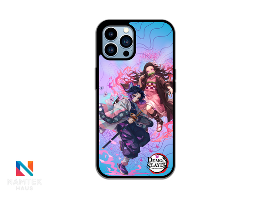 Tsuyuri & Nezuko Insipired Phone Case
