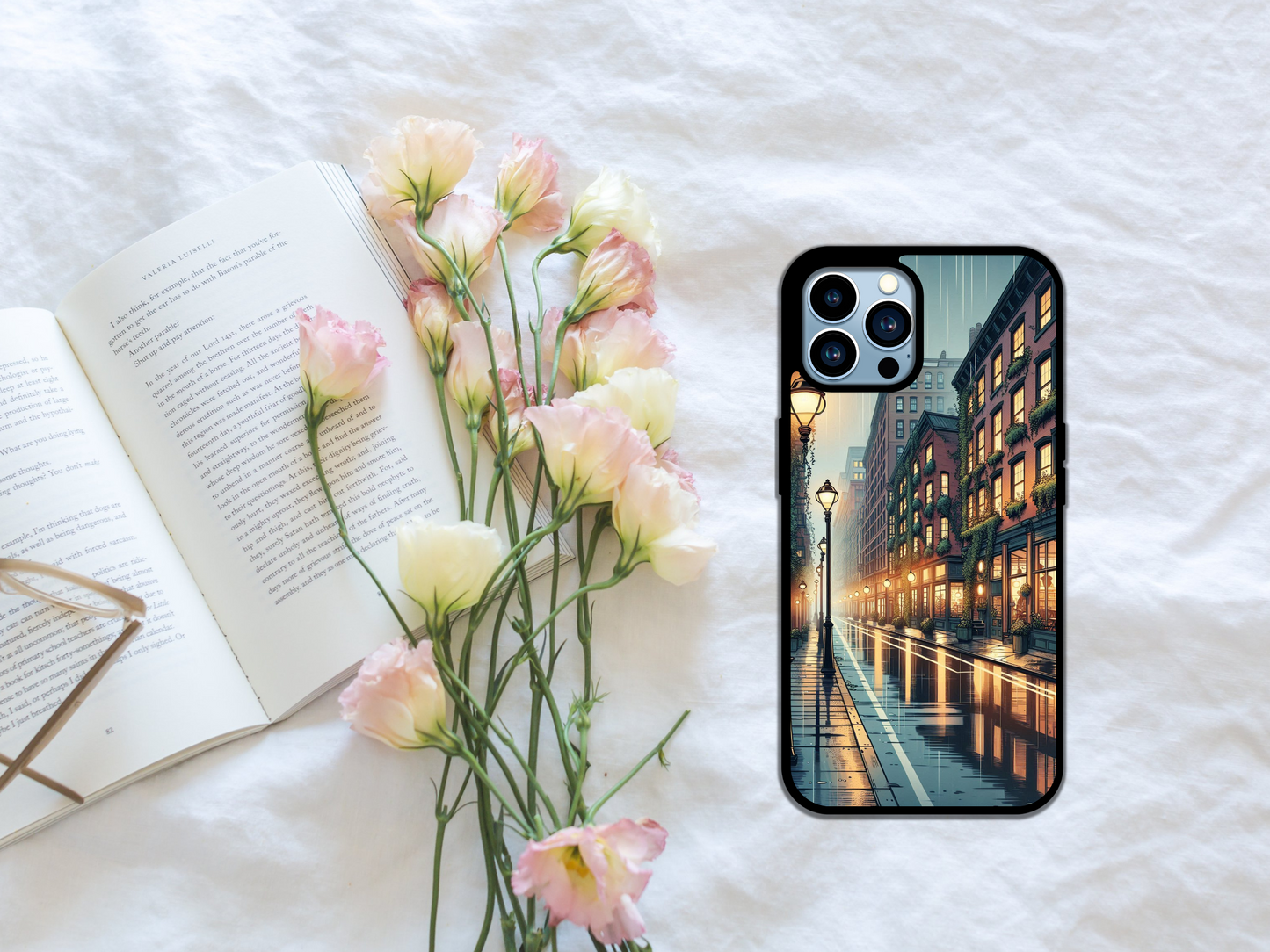 🌧️Rainy Reflections-Cityscape Phone Case🌆