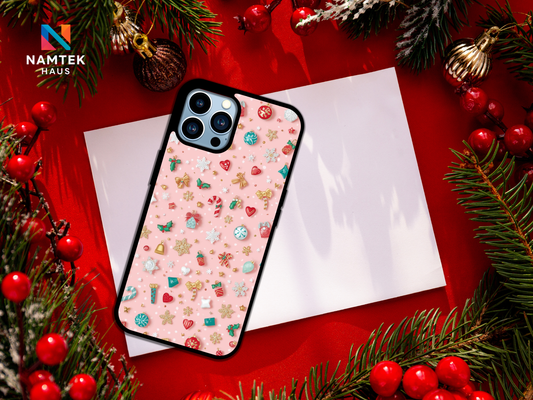 Candy Lane Christmas Aesthetic Pink Holiday Phone Case