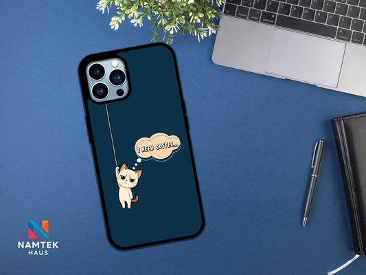 Grumpy Cat - I Need Coffee Phone Case