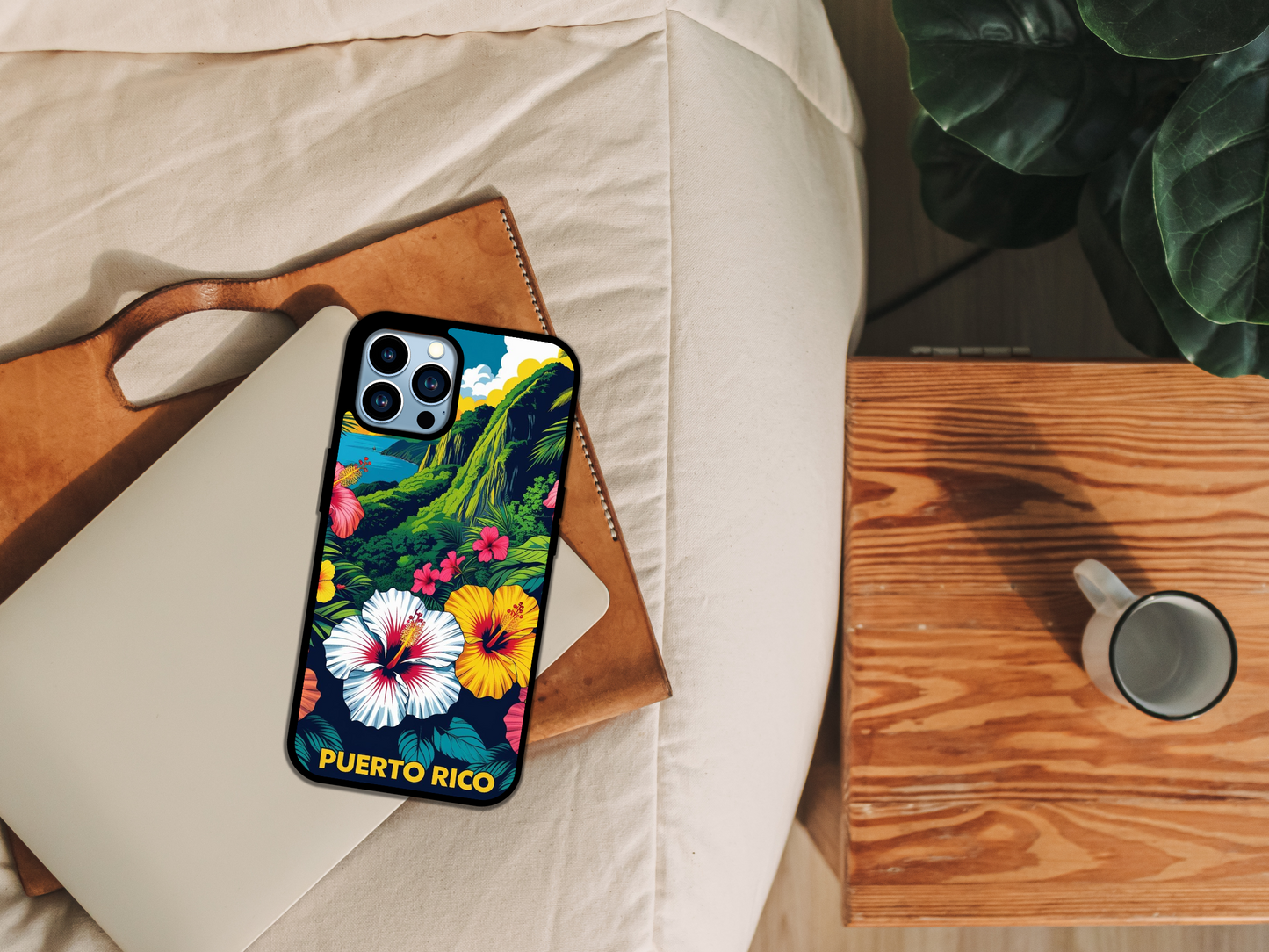 🌺 Viva Puerto Rico! – Tropical Vibes Phone Case 🇵🇷🌴