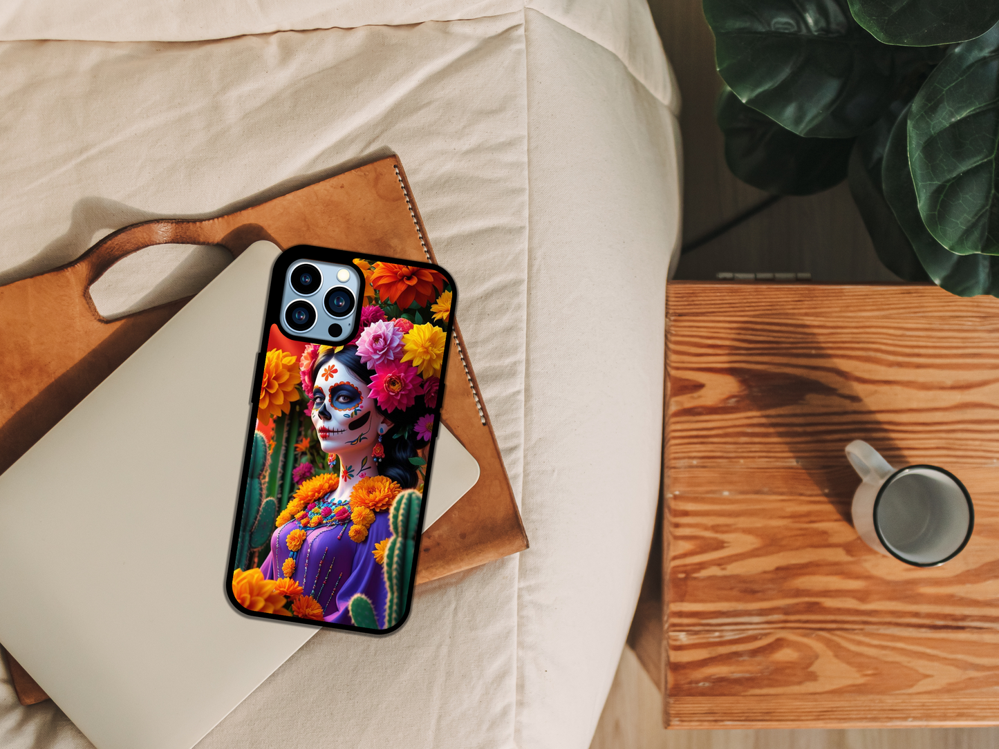💀 Viva Mexico! – Day of the Dead Vibes Phone Case 🇲🇽🌼