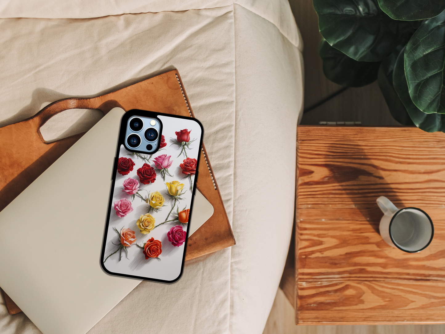 "Garden of Grace" Rose Bloom Phone Case