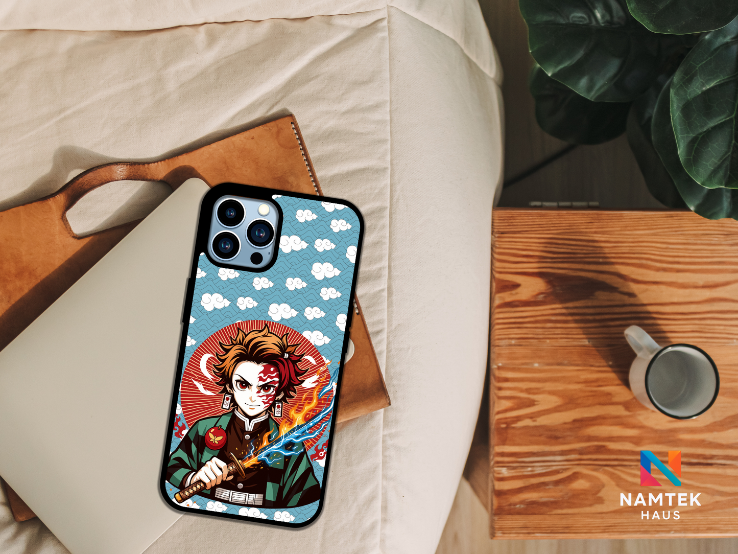 Tanjiro Inspired Phone Case
