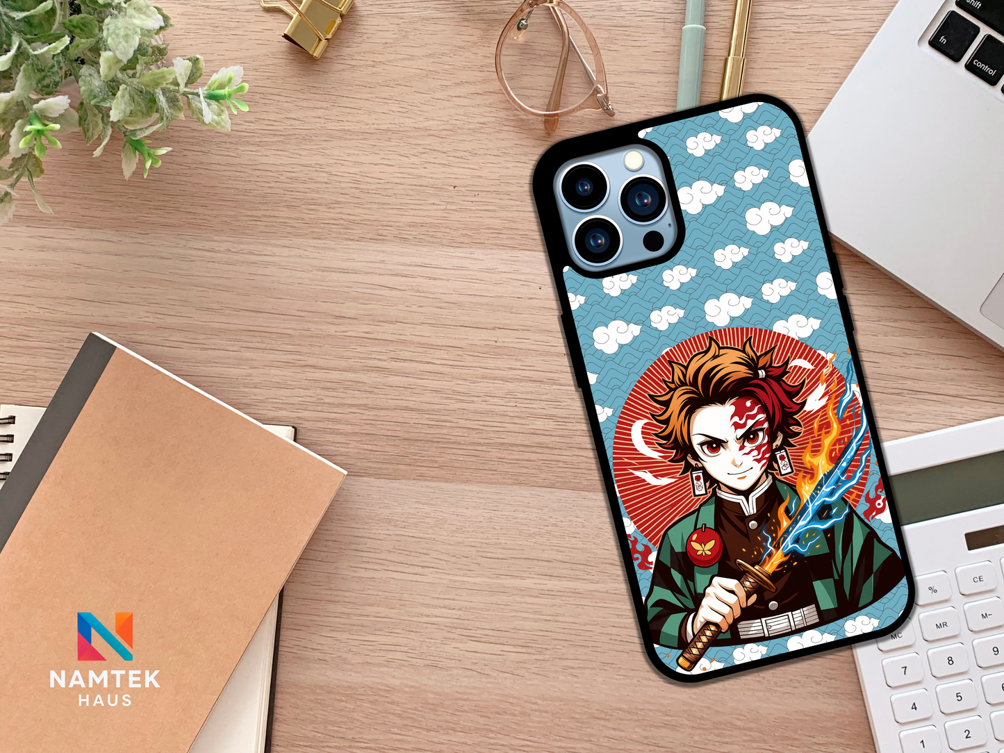 Tanjiro Inspired Phone Case