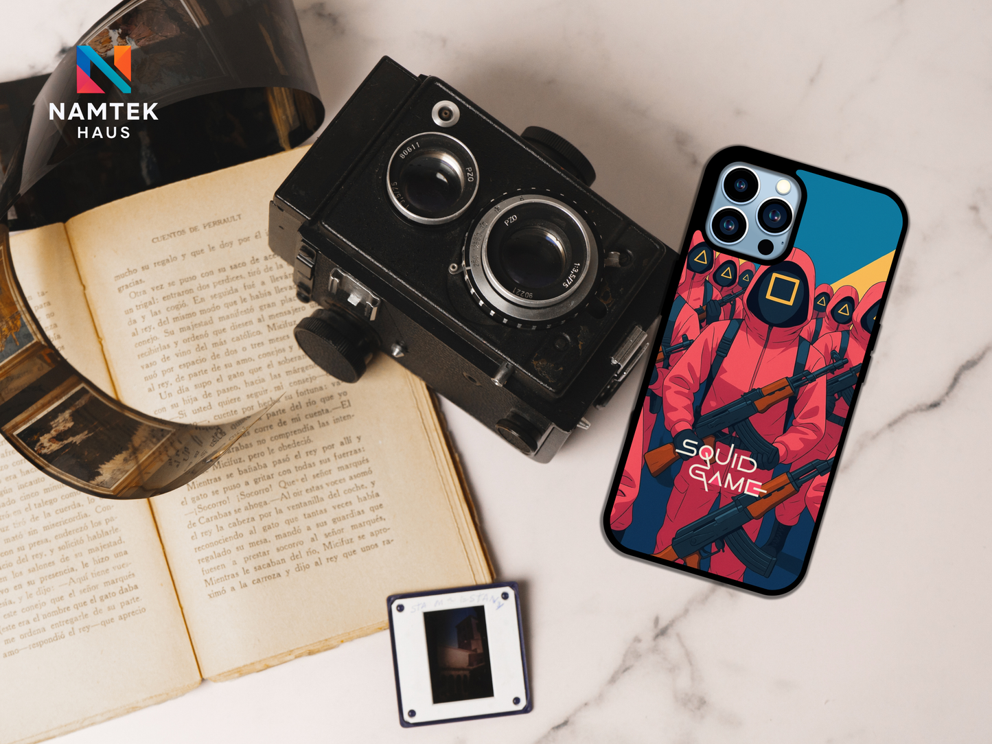 Squid Game: Armed Edition – Tactical Guard iPhone and Samsung Phone Case