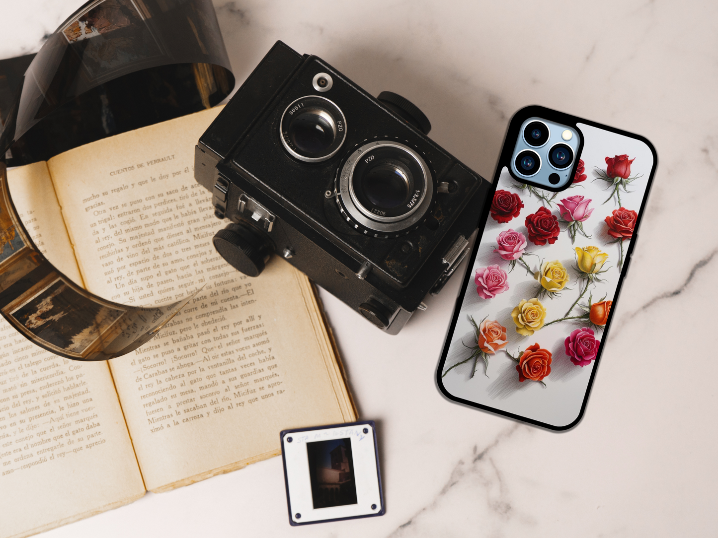 "Garden of Grace" Rose Bloom Phone Case