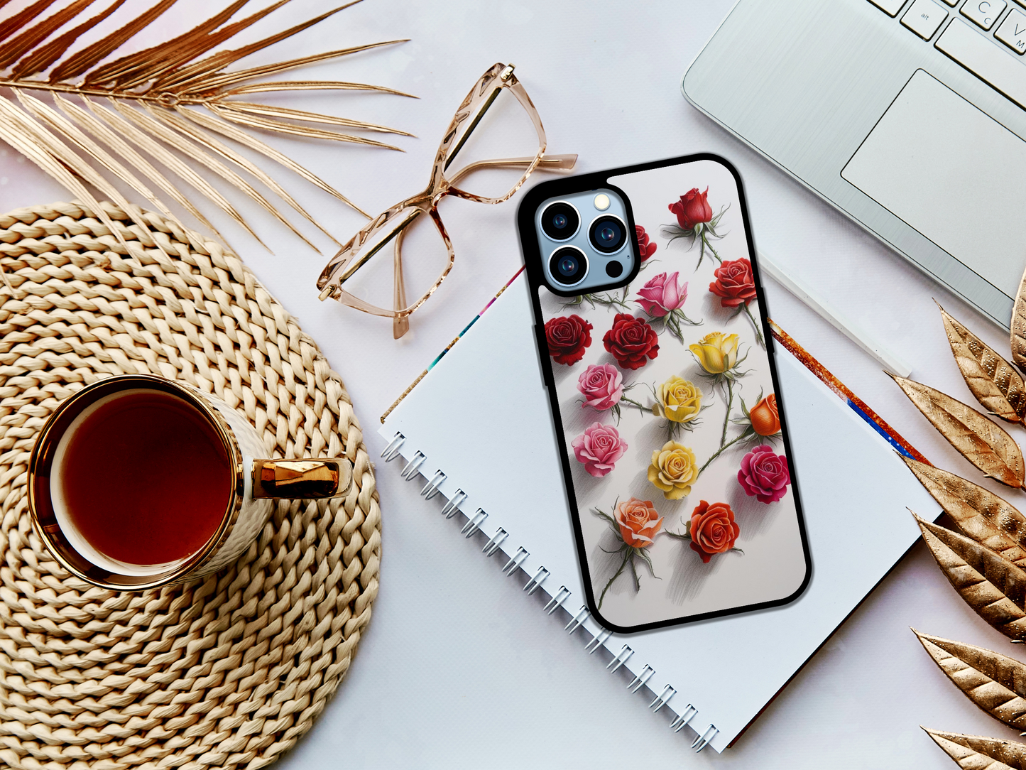 "Garden of Grace" Rose Bloom Phone Case