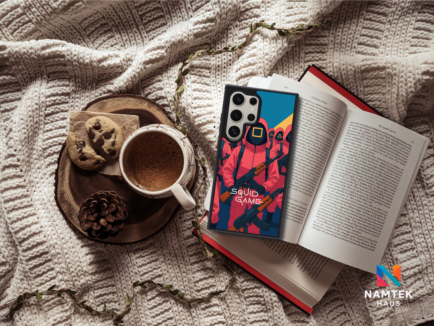 Squid Game: Armed Edition – Tactical Guard iPhone and Samsung Phone Case