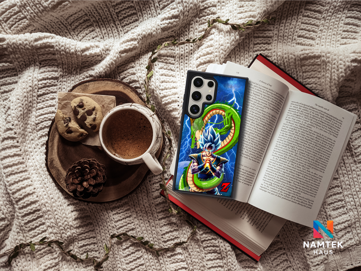 Goku & Shenlong Dragon Ball Z - Phone Case