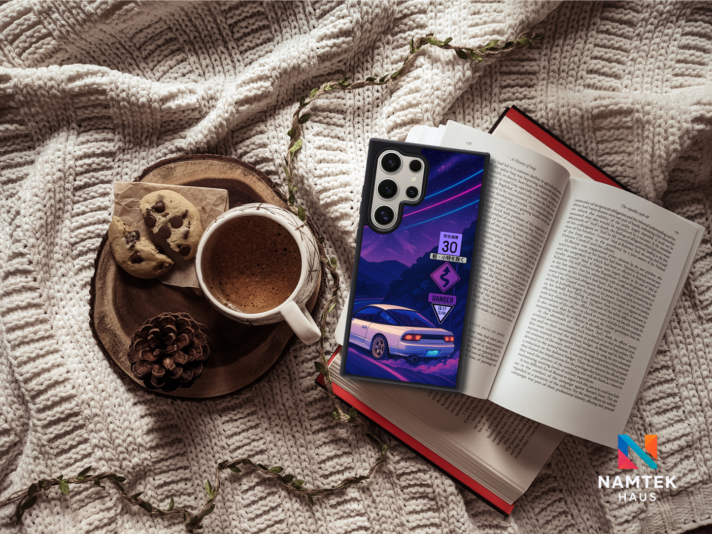 JDM Midnight Drift とうげ iPhone & Samsung Phone Case
