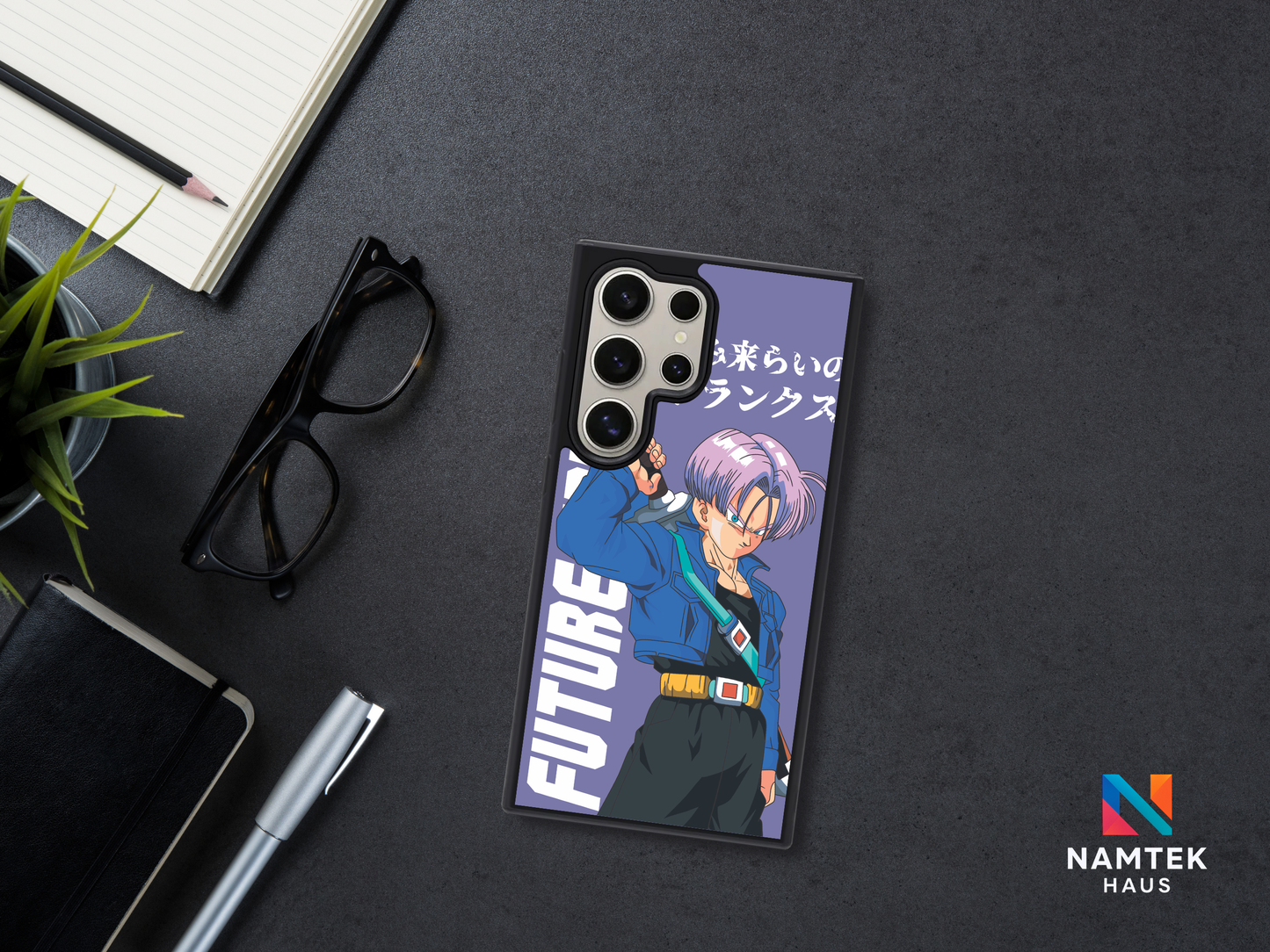 Future Warrior Purple Anime Phone Case