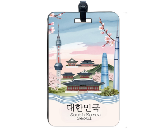 Seoul Serenity Travel Tag – Find Your Way Back, Beautifully 🌏