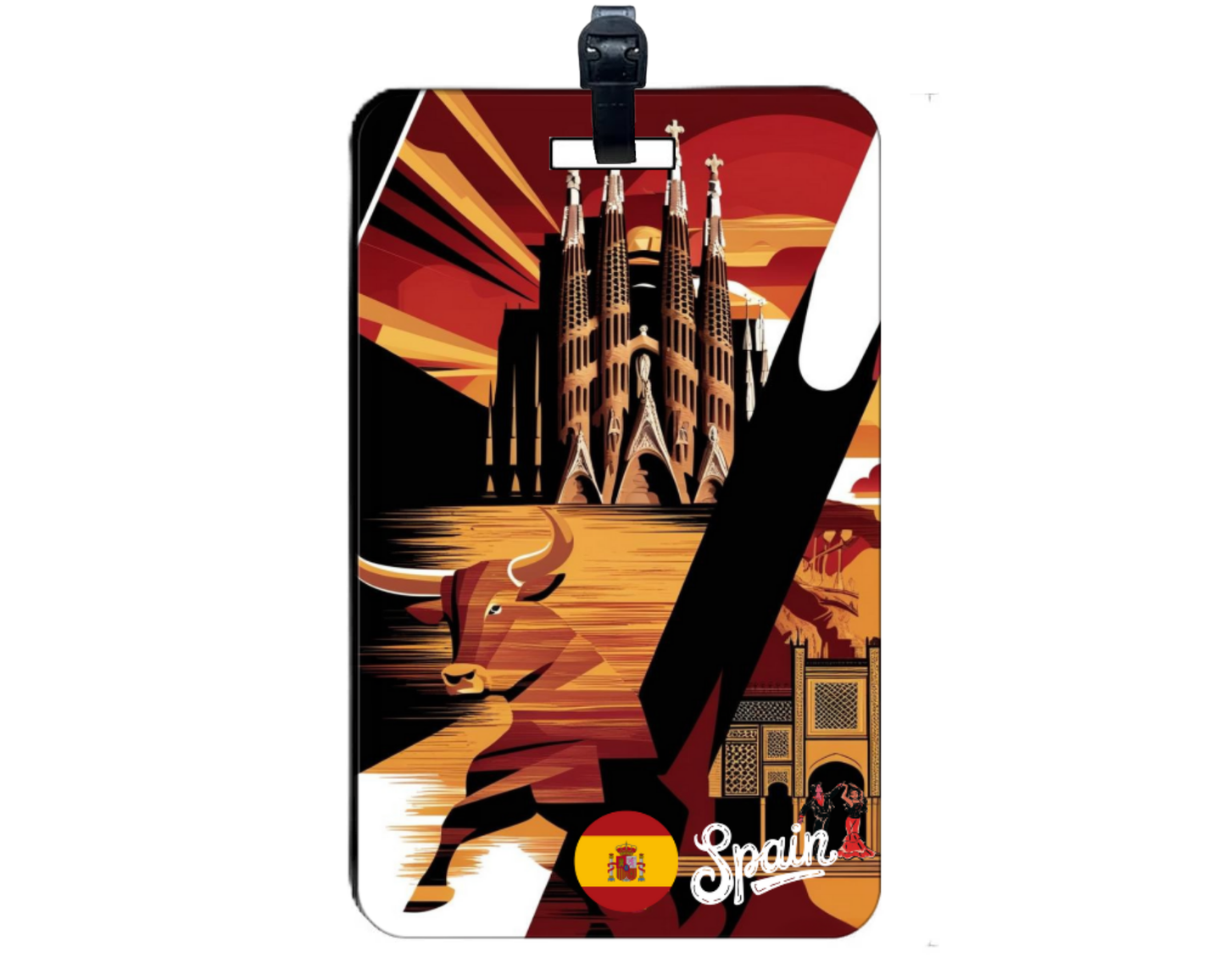 España Bound 🔥– Bold & Beautiful Travel Tag for Your Journey