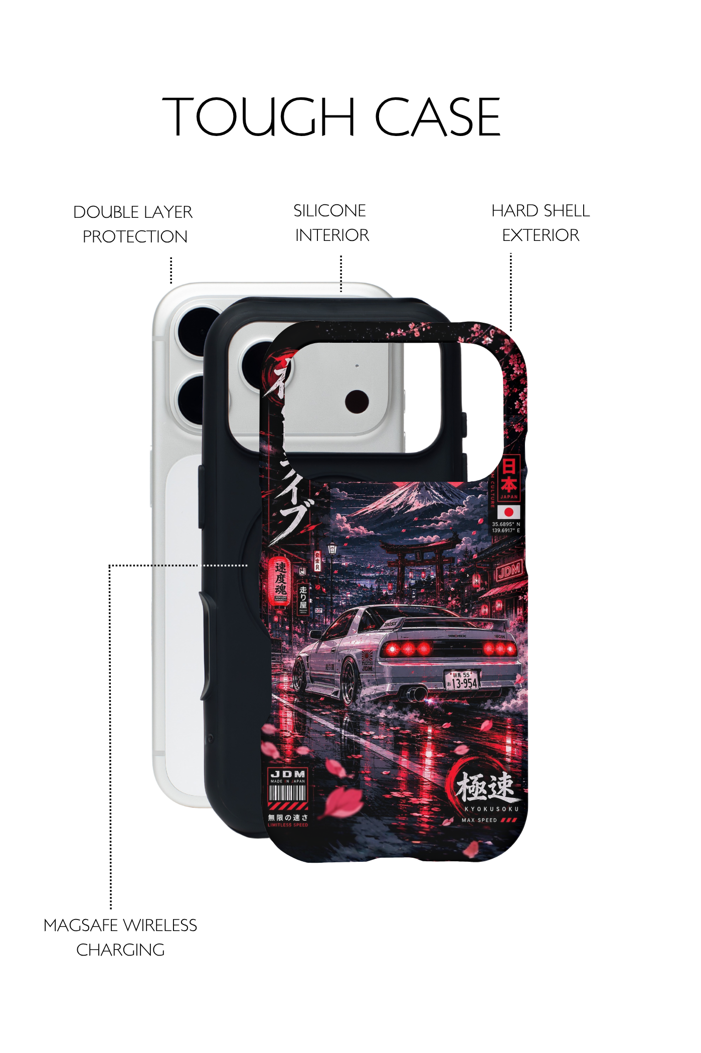 Kyokusoku (極速) – JDM Night Drive Tough Case