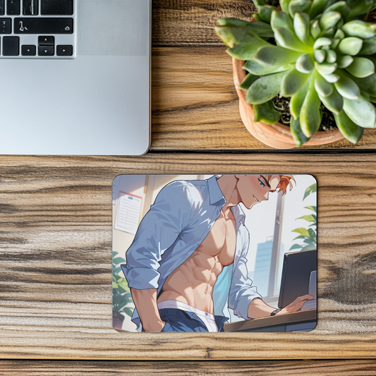 Manga - Office Guy Heartthrob Mousepad