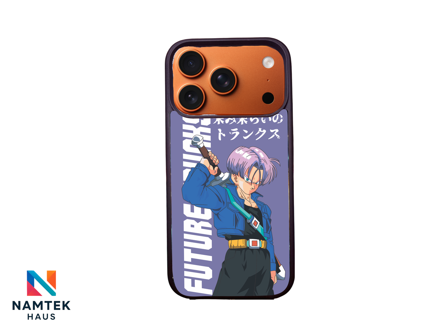 Future Warrior Purple Anime Phone Case