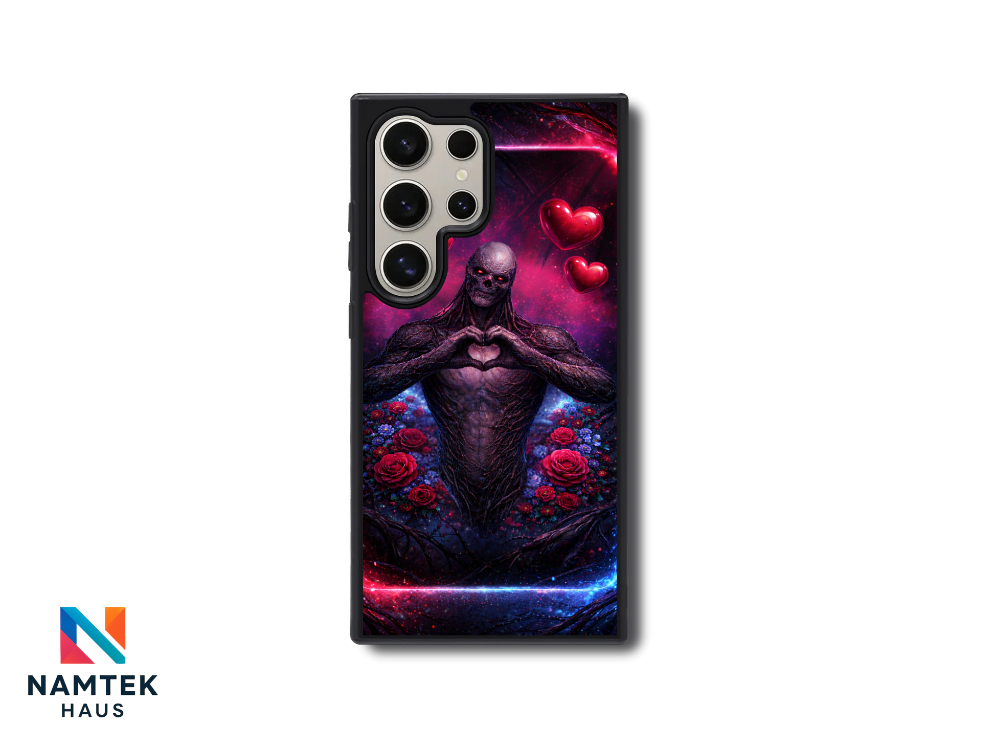 Vecna Valentines iPhone Case Dark Fantasy Heart Design Namtek Haus, LLC Vecna Valentines iPhone Case Dark Fantasy Heart Design Namtek Haus, LLC
