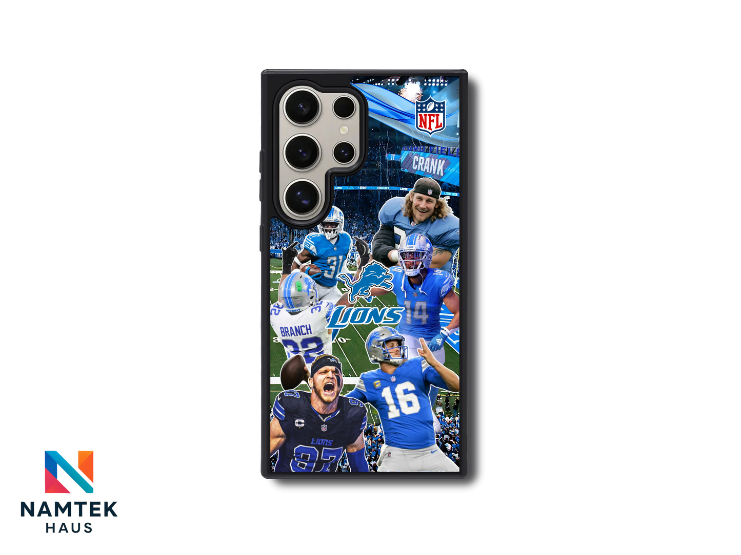 Detroit Lions NFL iPhone and Samsung Phone Case