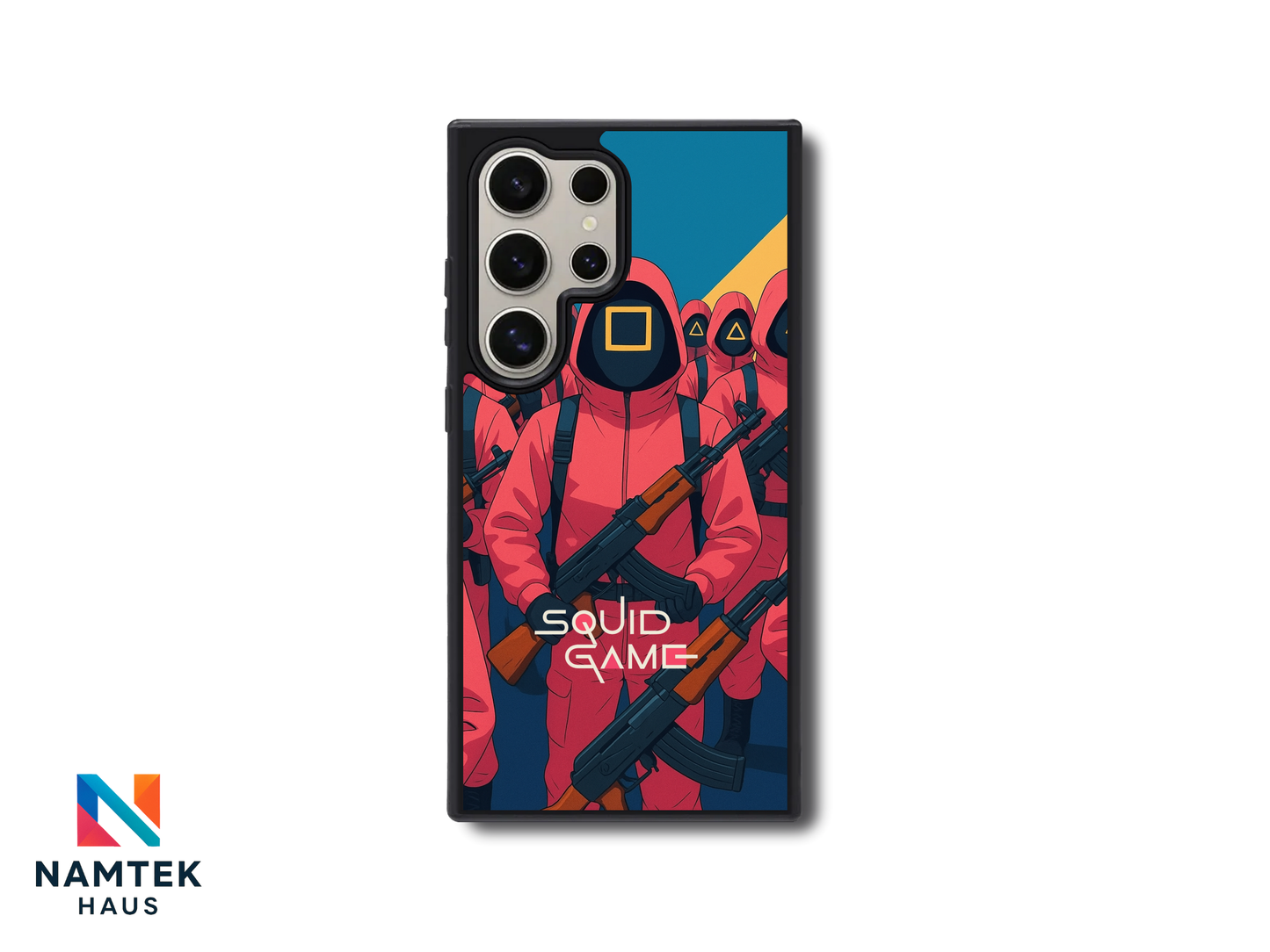 Squid Game: Armed Edition – Tactical Guard iPhone and Samsung Phone Case