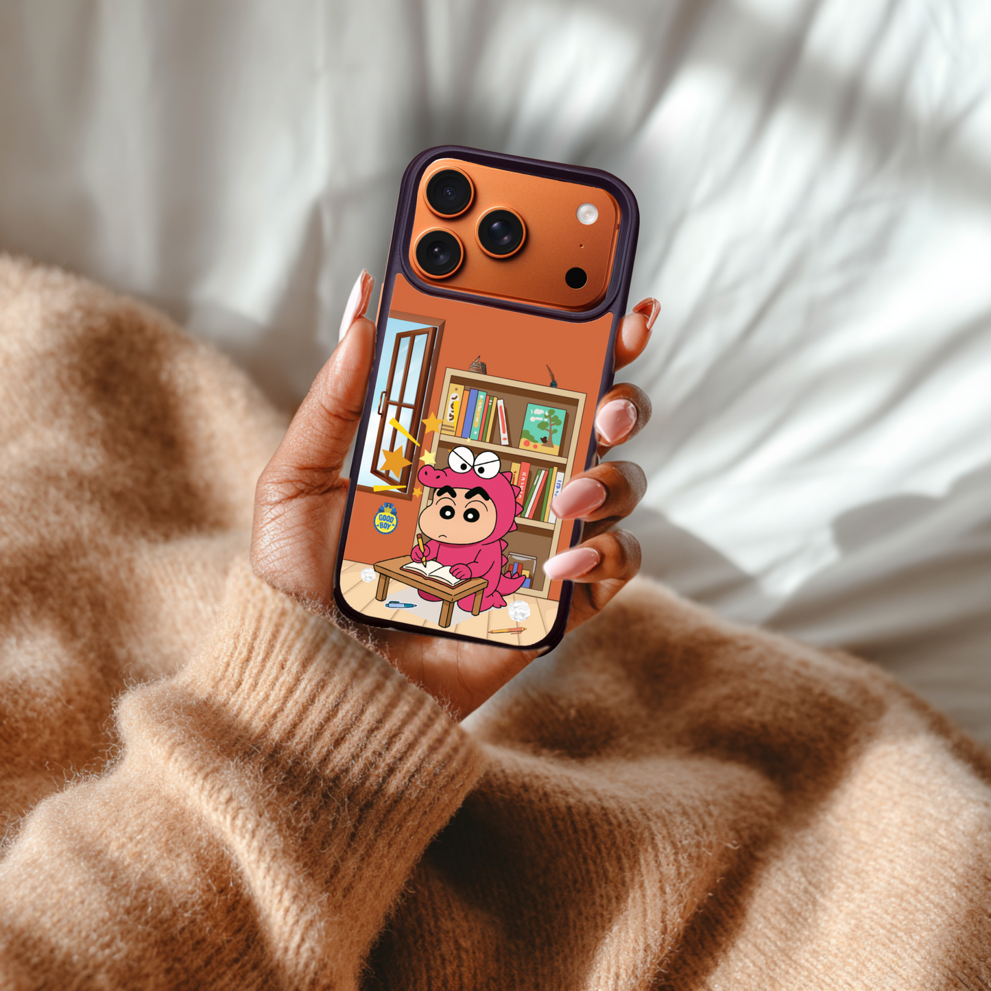 Shinnosuke (Shinchan) Phone Cover - iPhone 17 Models Available