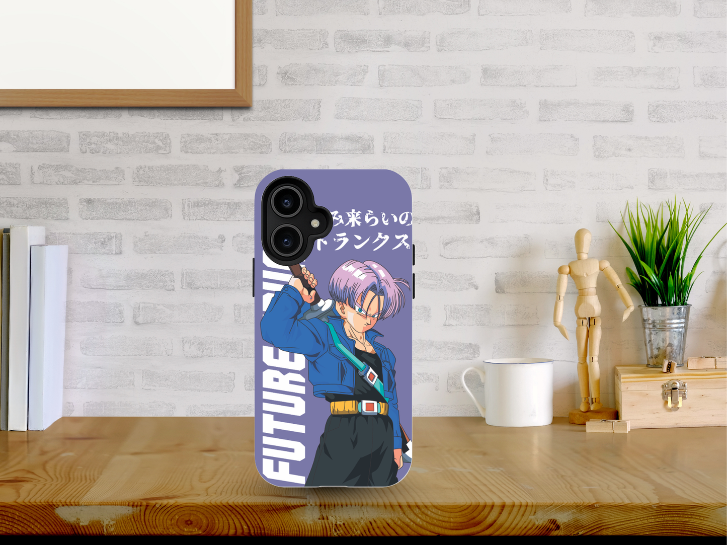 Future Warrior Purple Anime Phone Case