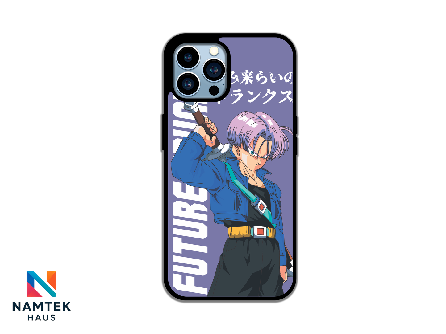 Future Warrior Purple Anime Phone Case