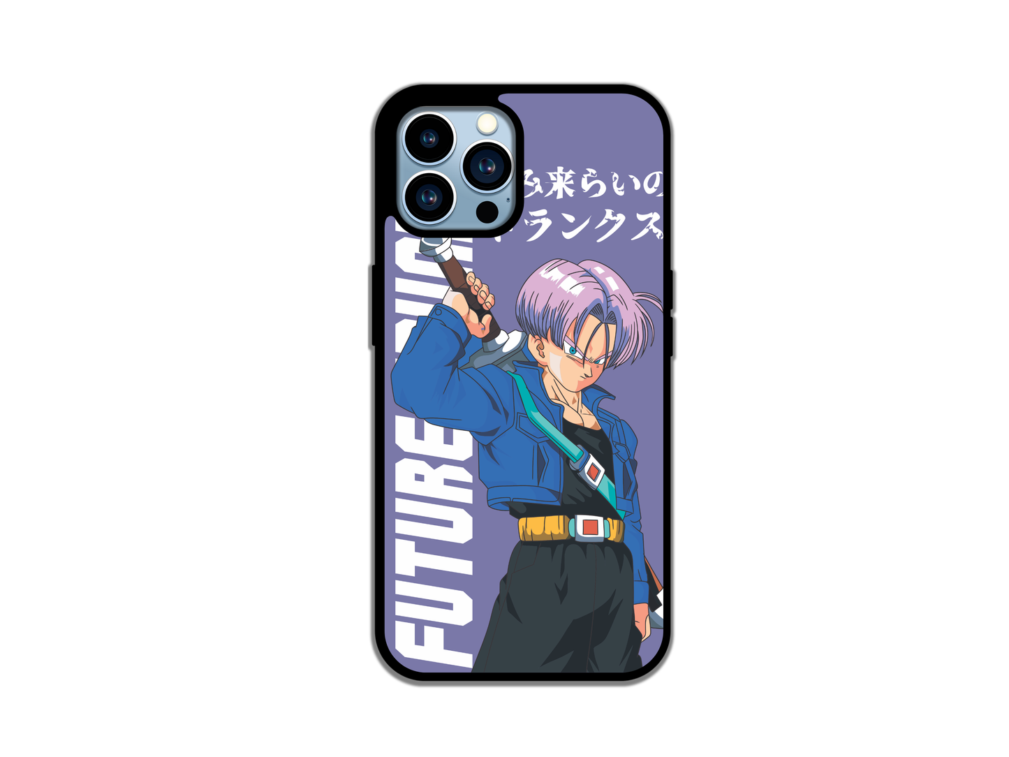 Future Warrior Purple Anime Phone Case
