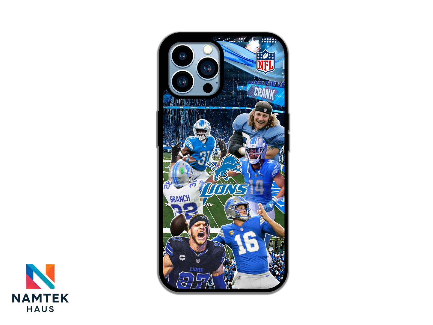 Detroit Lions NFL iPhone and Samsung Phone Case