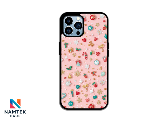 Candy Lane Christmas Aesthetic Pink Holiday Phone Case