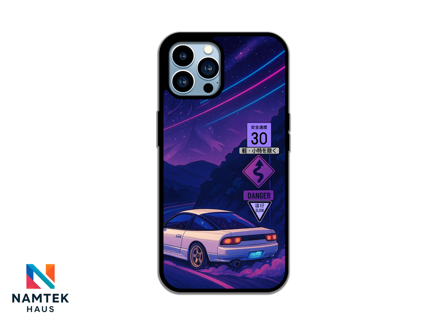 JDM Midnight Drift とうげ iPhone & Samsung Phone Case