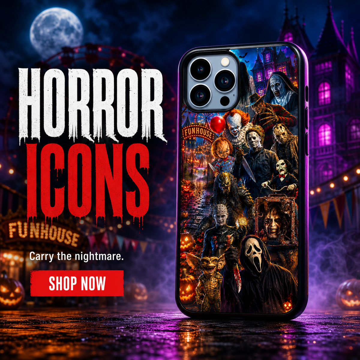 Halloween Horror Phone Cover (Revamped)