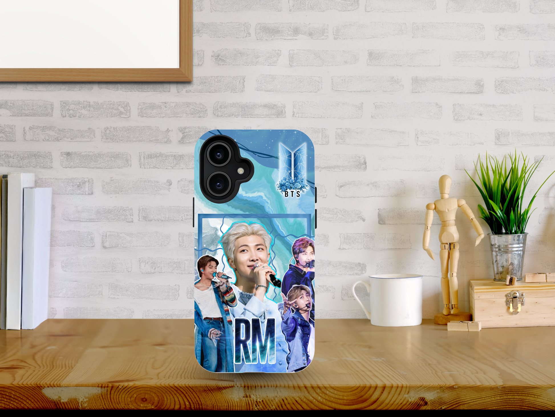 ARMY-inspired RM BTS iPhone case with protective design and premium artwork