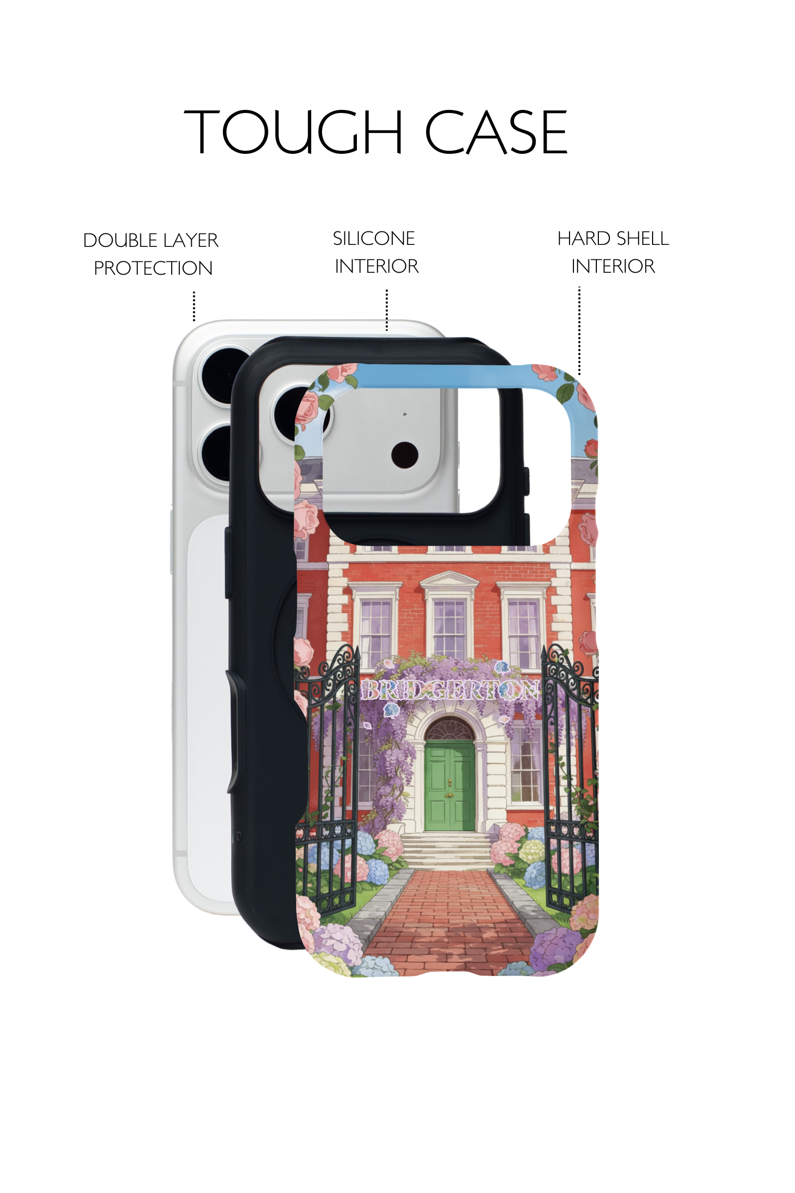 Regency Floral Manor Phone Case Namtek Haus, LLC Regency Floral Manor Phone Case Namtek Haus, LLC