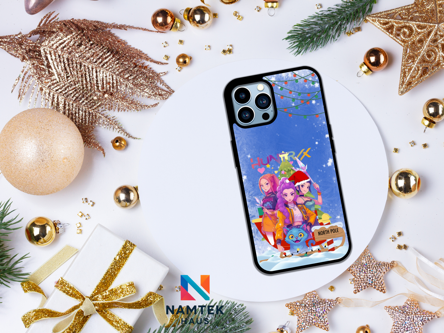 Christmas KPop HUNTR/X Phone Case