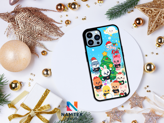 Stray Kids Christmas Edition - Kawaii SKZOO KPop Holiday Phone Case
