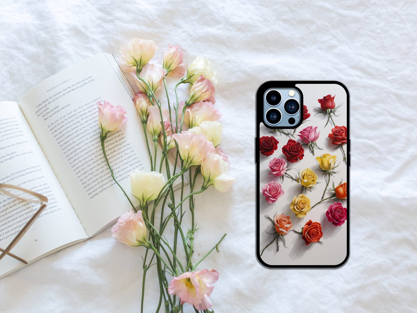 "Garden of Grace" Rose Bloom Phone Case