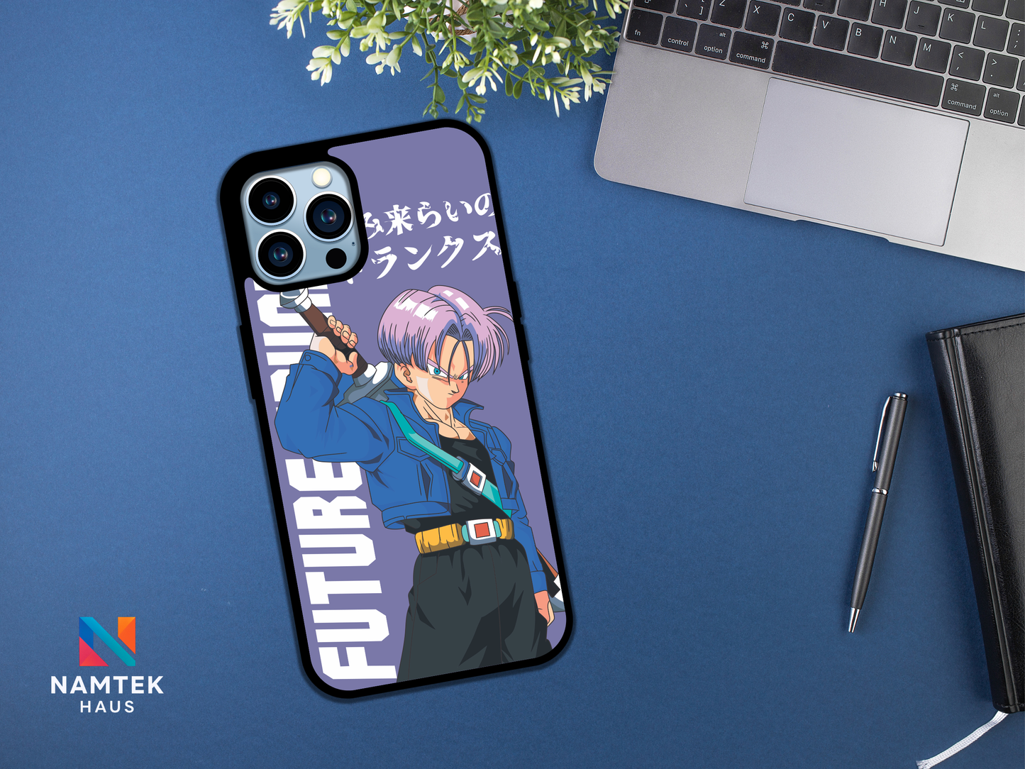 Future Warrior Purple Anime Phone Case