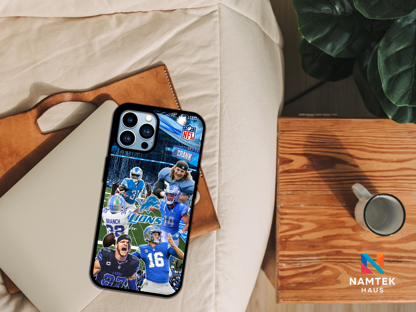 Detroit Lions NFL iPhone and Samsung Phone Case